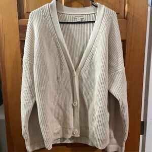 Tradlands Shelter Sweater Womens XL Cream 100% Cotton Chunky Knit  Oversized